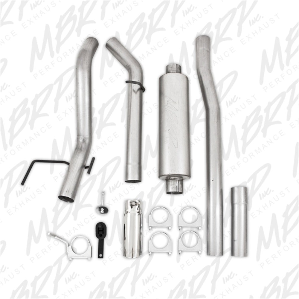 MBRP cat-back exhaust system fits 2003-2010 Dodge Ram 2500 single side exit aluminized steel S5148AL 3 inch inlet/outlet