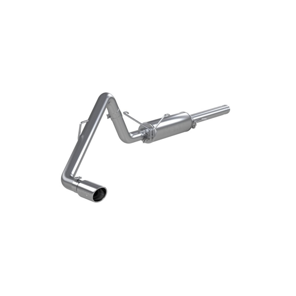 MBRP cat-back exhaust system fits 2004-2005 Dodge Ram 1500 single side exit aluminized steel S5104AL 3 inch inlet/outlet