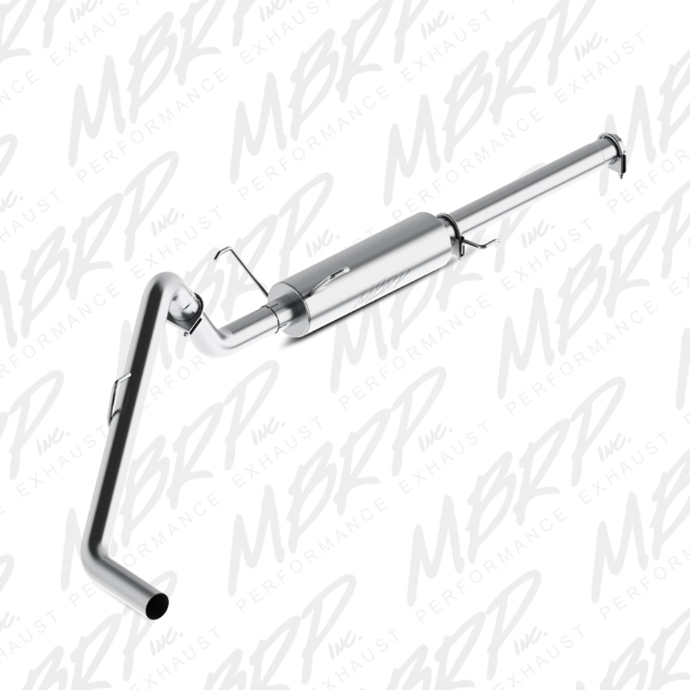 MBRP cat-back exhaust system fits 2004-2005 Dodge Ram 1500 single side exit aluminized steel S5104P 3 inch inlet/outlet
