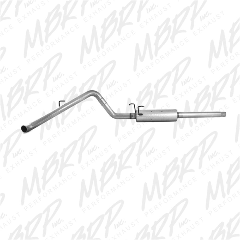 MBRP cat-back exhaust system fits 2004-2005 Dodge Ram 1500 single side exit aluminized steel S5104P 3 inch inlet/outlet