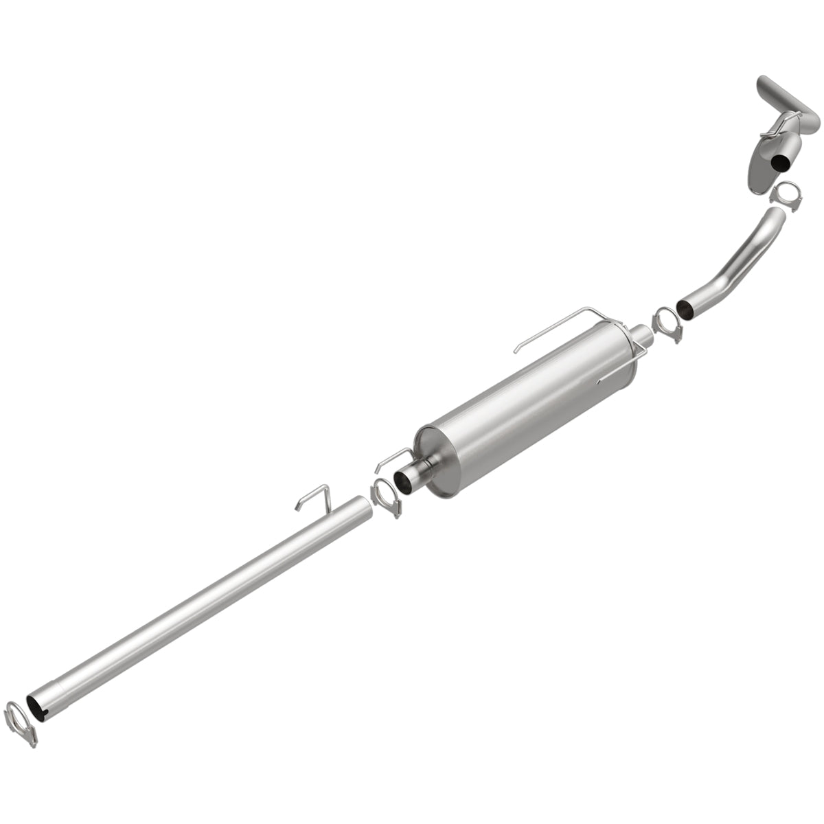 Fits 2004-2005 Dodge Ram 1500 5.7L Direct-Fit Replacement Exhaust 106-0195 aluminized steel