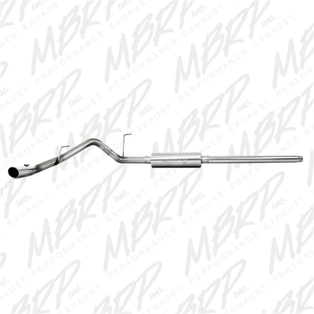 MBRP cat-back exhaust system fits 2004-2008 Ford F-150 single side exit Armor Plus Series T409 stainless steel S5200409 3 inch inlet/outlet