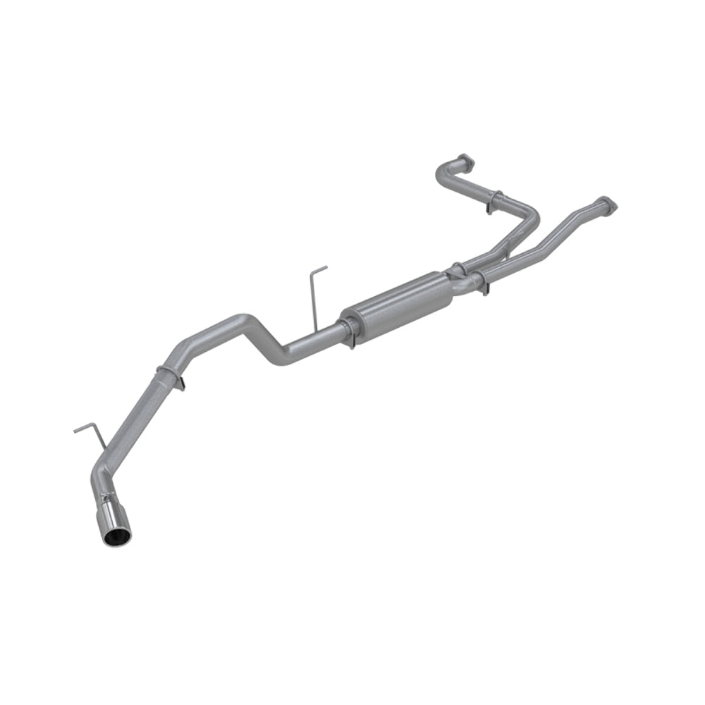 MBRP cat-back exhaust system fits 2004-2015 Nissan Titan single side exit aluminized steel S5404AL 3 inch inlet/outlet