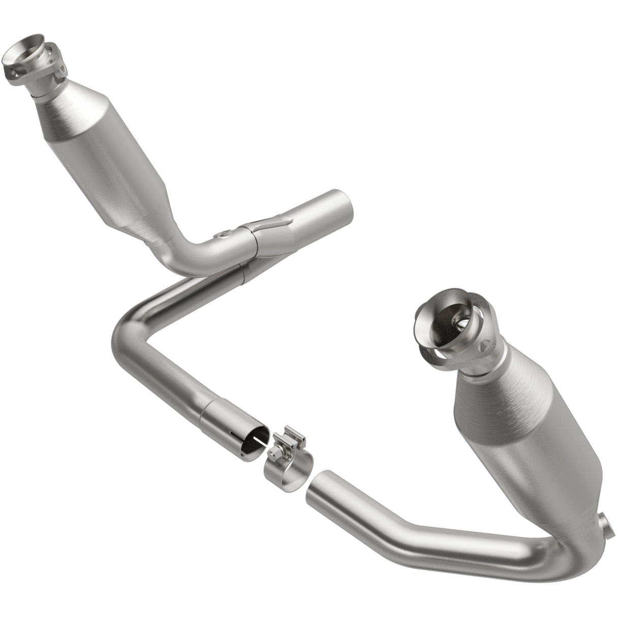 MagnaFlow direct-fit catalytic converter fits Fits 2004 Dodge Dakota Compliant stainless steel CARB compliant