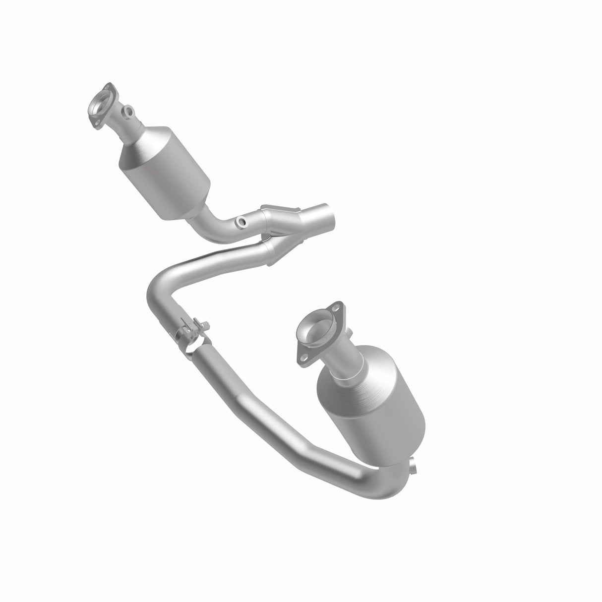 MagnaFlow direct-fit catalytic converter fits Fits 2004 Dodge Dakota Compliant stainless steel CARB compliant