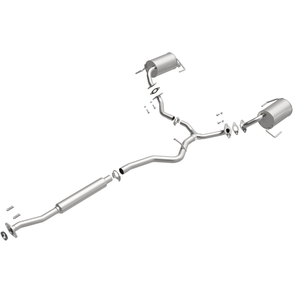 Fits 2005-2005 Subaru Outback 2.5L Direct-Fit Replacement Exhaust 106-0244 aluminized steel