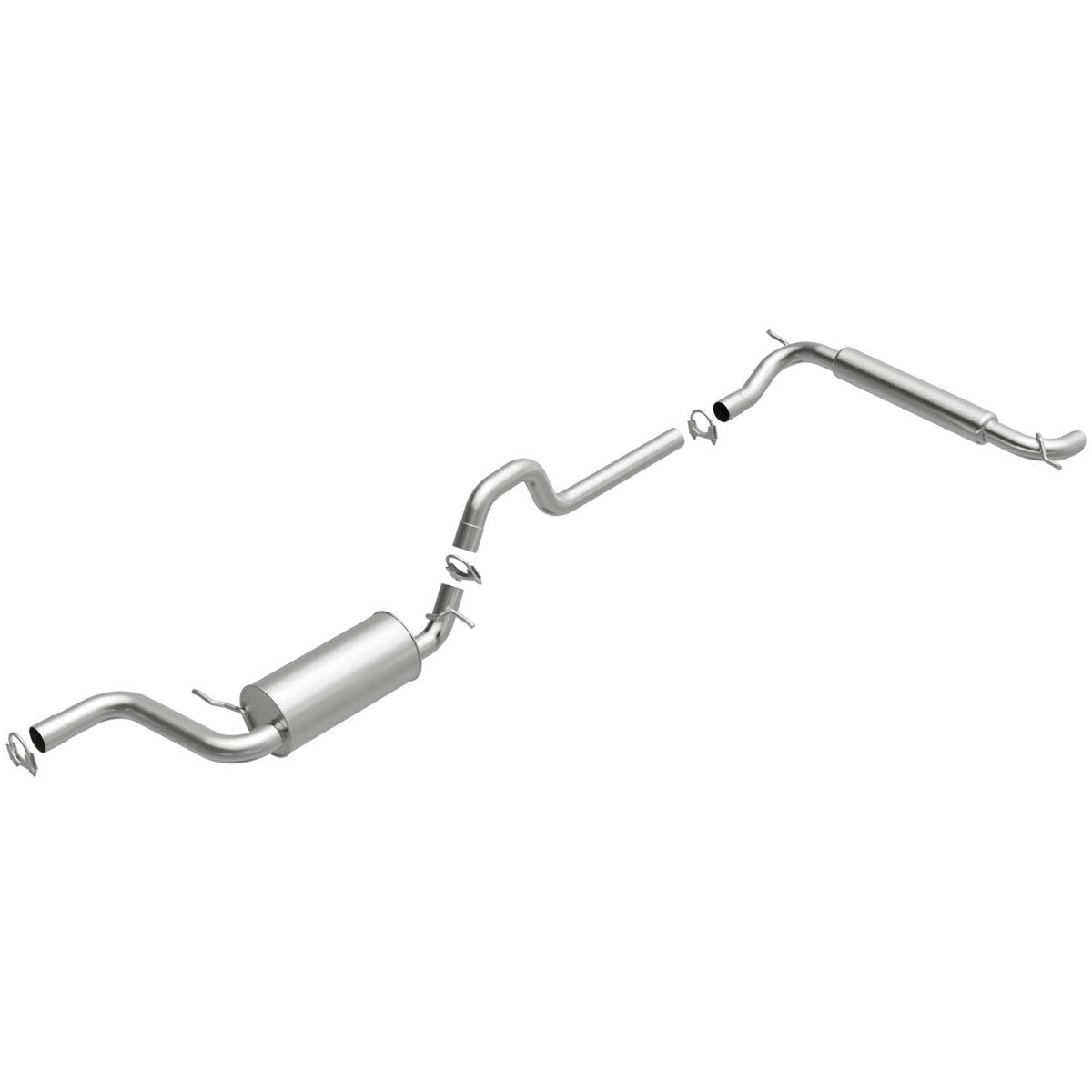 Fits 2005-2007 Dodge Grand Caravan Direct-Fit Replacement Exhaust 106-0103 aluminized steel