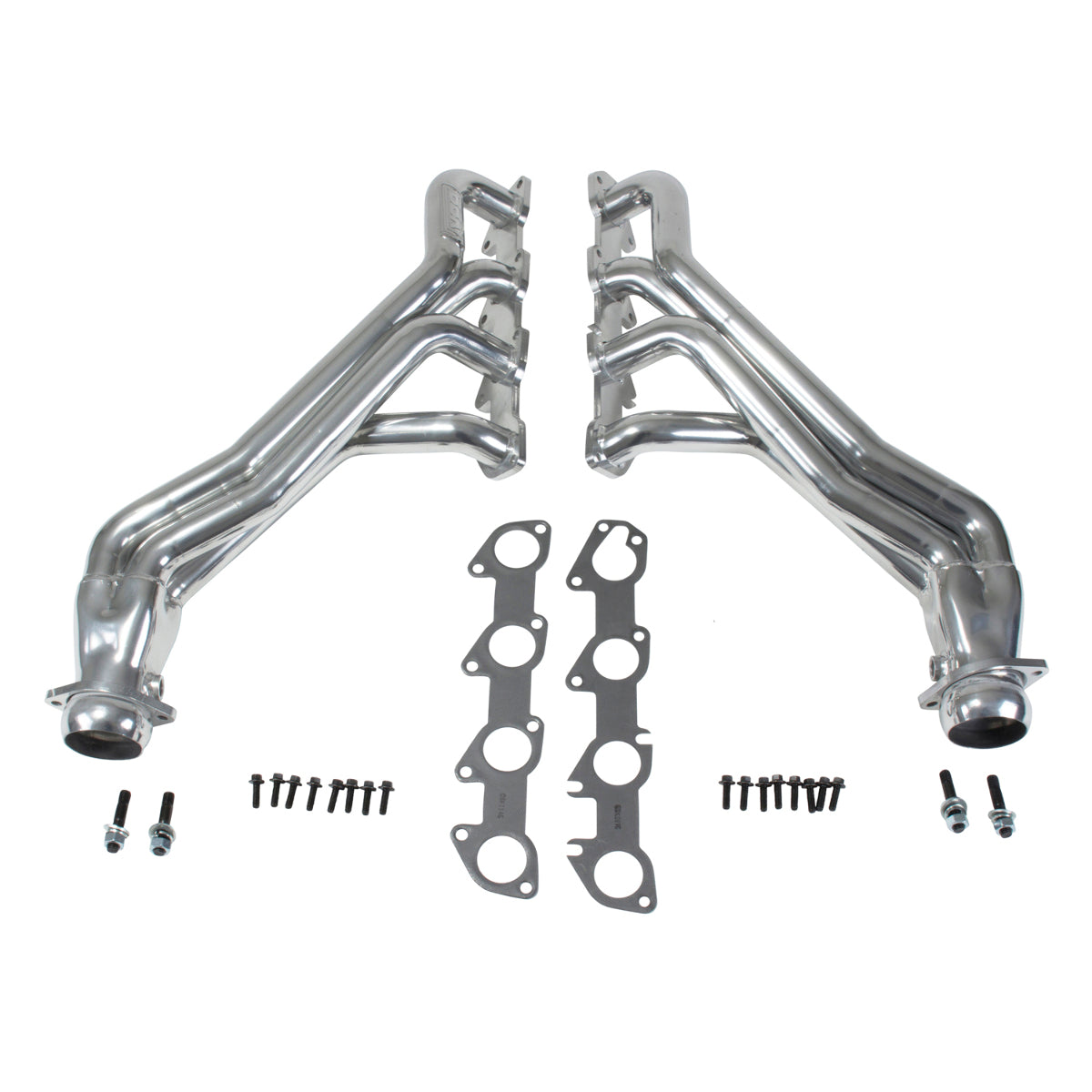Fits 2005-2008 Dodge 5.7 Chall/ Charger 300 Hemi Long Tube Headers-Silver-16470 for 2005-2008 Dodge Challenger polished