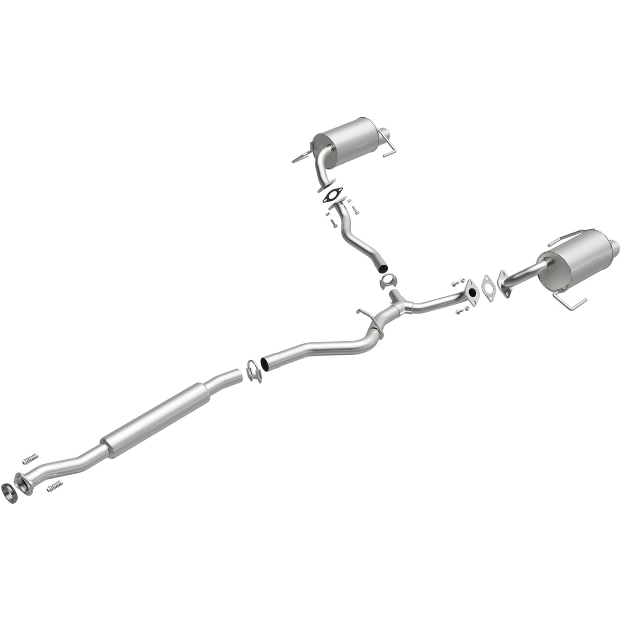Fits 2005-2009 Subaru Legacy 2.5L Direct-Fit Replacement Exhaust System 106-0069 aluminized steel