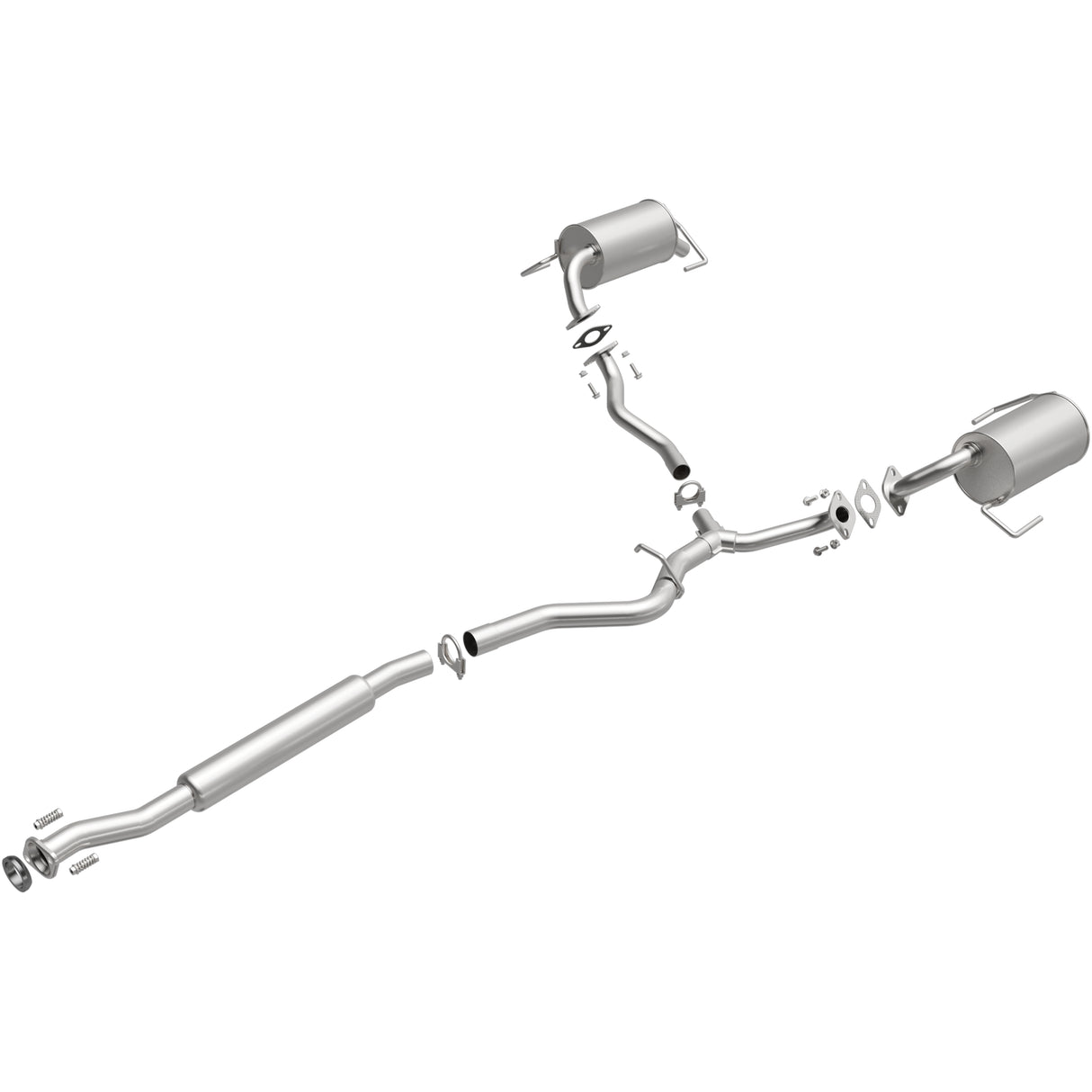 Fits 2005-2009 Subaru Outback 2.5L Direct-Fit Replacement Exhaust 106-0068 aluminized steel