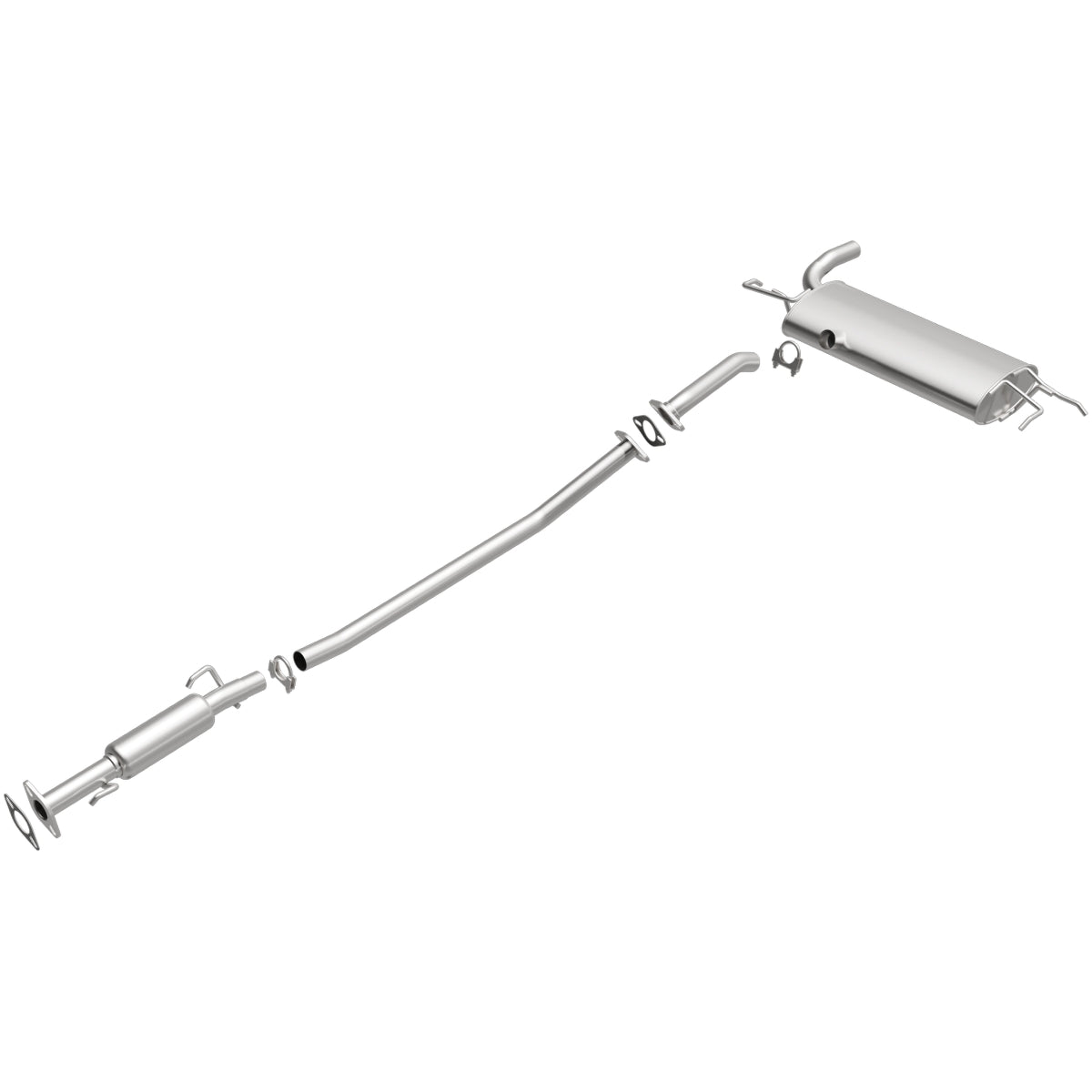 Fits 2005-2010 Kia Sportage Direct-Fit Replacement Exhaust System 106-0561 steel