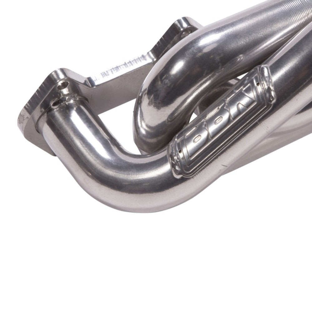 Fits 2005-2010 Mustang GT 1-5/8 Shorty Tuned Length Headers-Silver-16120 ceramic coated polished