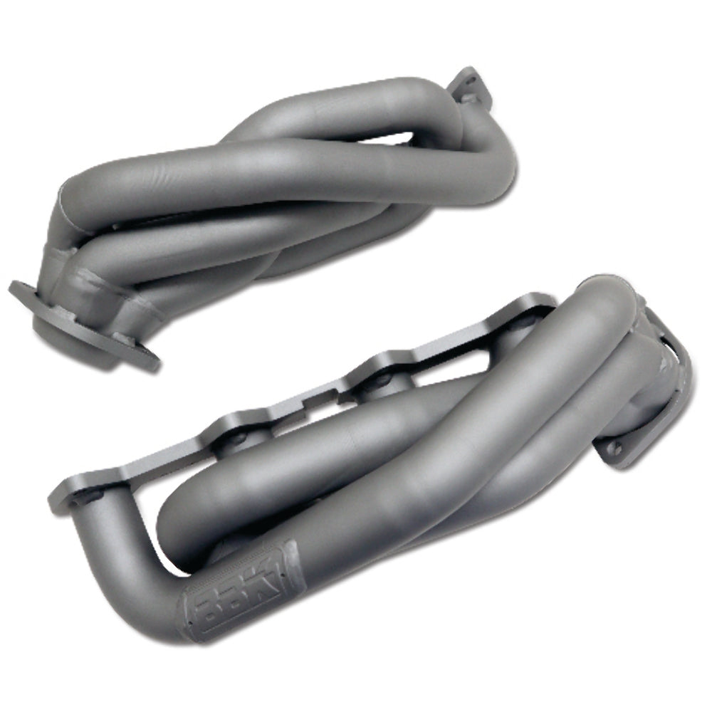 Fits 2005-2010 Mustang GT 1-5/8 Shorty Tuned Length Headers-Titanium-1612 ceramic coated polished
