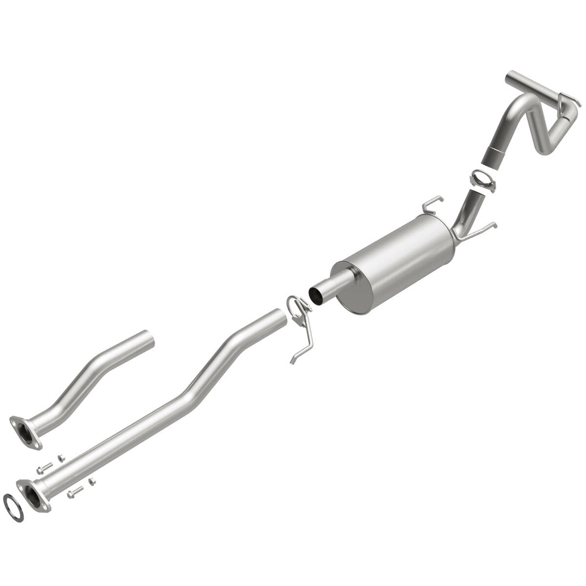 Fits 2005-2012 Toyota Tacoma 2.7L Direct-Fit Replacement Exhaust System 106-0226 aluminized steel