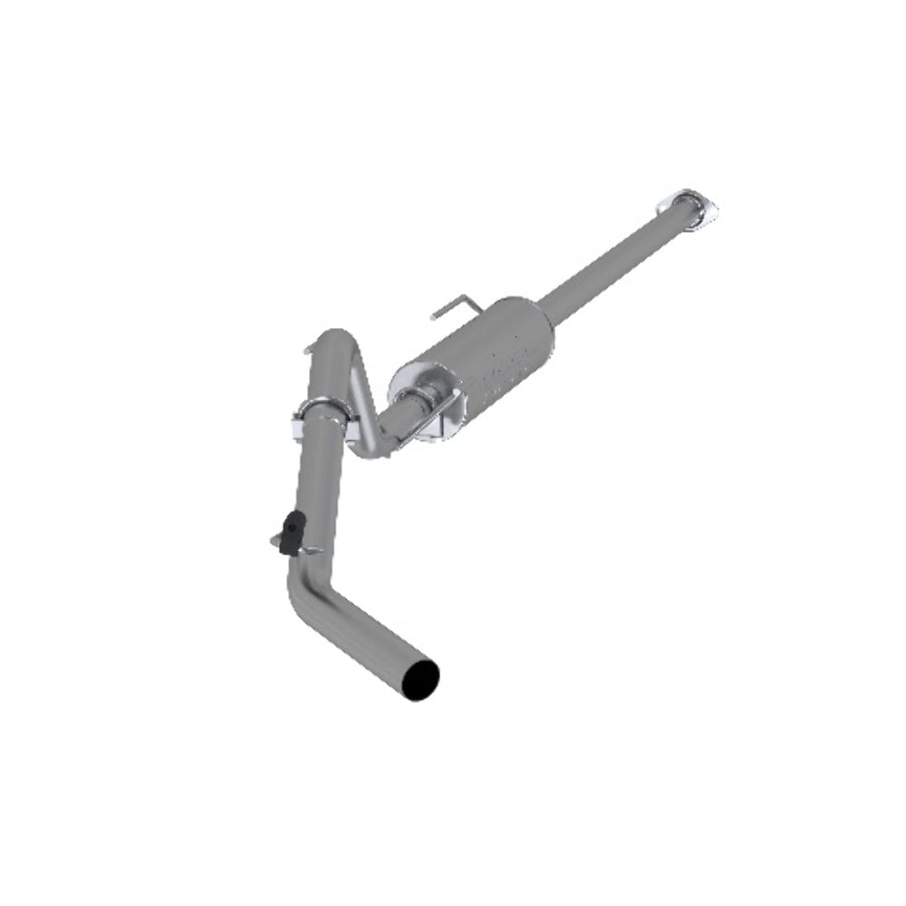 MBRP cat-back exhaust system fits 2005-2013 Toyota Tacoma single exit aluminized steel S5326P 2 inch inlet/outlet