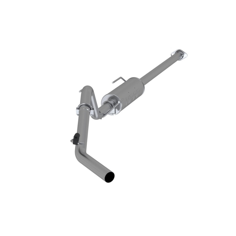 MBRP cat-back exhaust system fits 2005-2013 Toyota Tacoma single exit aluminized steel S5326P 2 inch inlet/outlet