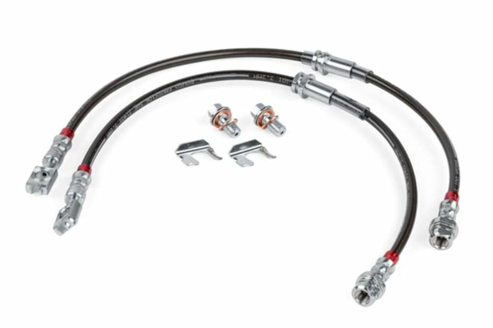 Fits 2006-09 A3 Quattro Audi Braided S/S Brake Lines Front set and VW stainless steel polished