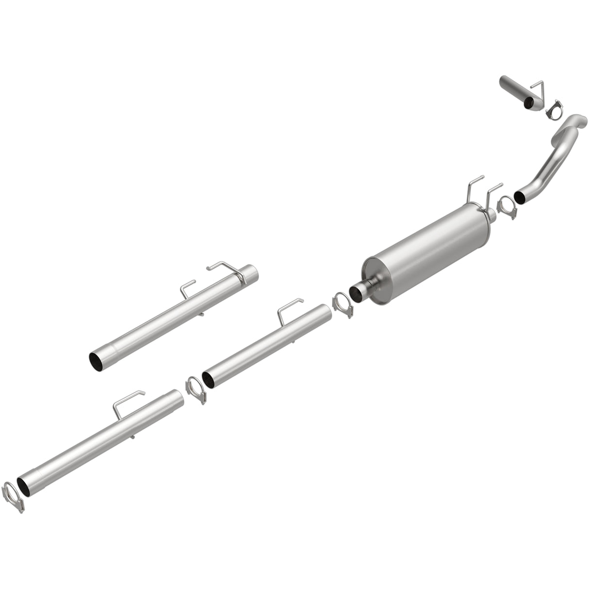 Fits 2006-2008 Dodge Ram 1500 Direct-Fit Replacement Exhaust System 106-0132 aluminized steel