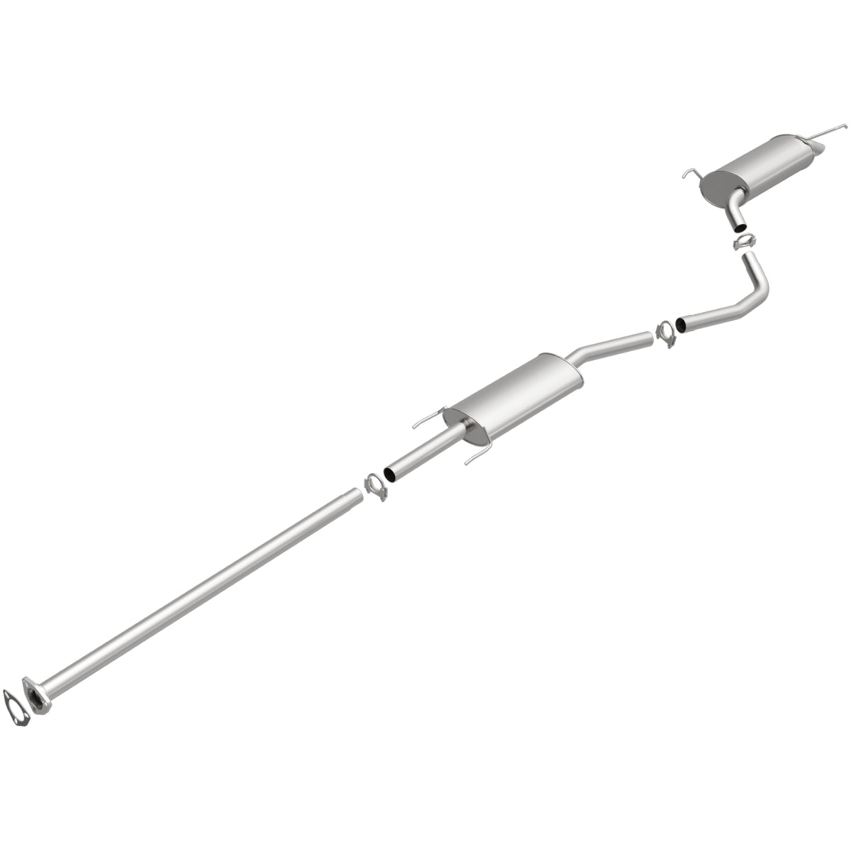 Fits 2006-2008 Honda Ridgeline 3.5L Direct-Fit Replacement Exhaust 106-0361 aluminized steel