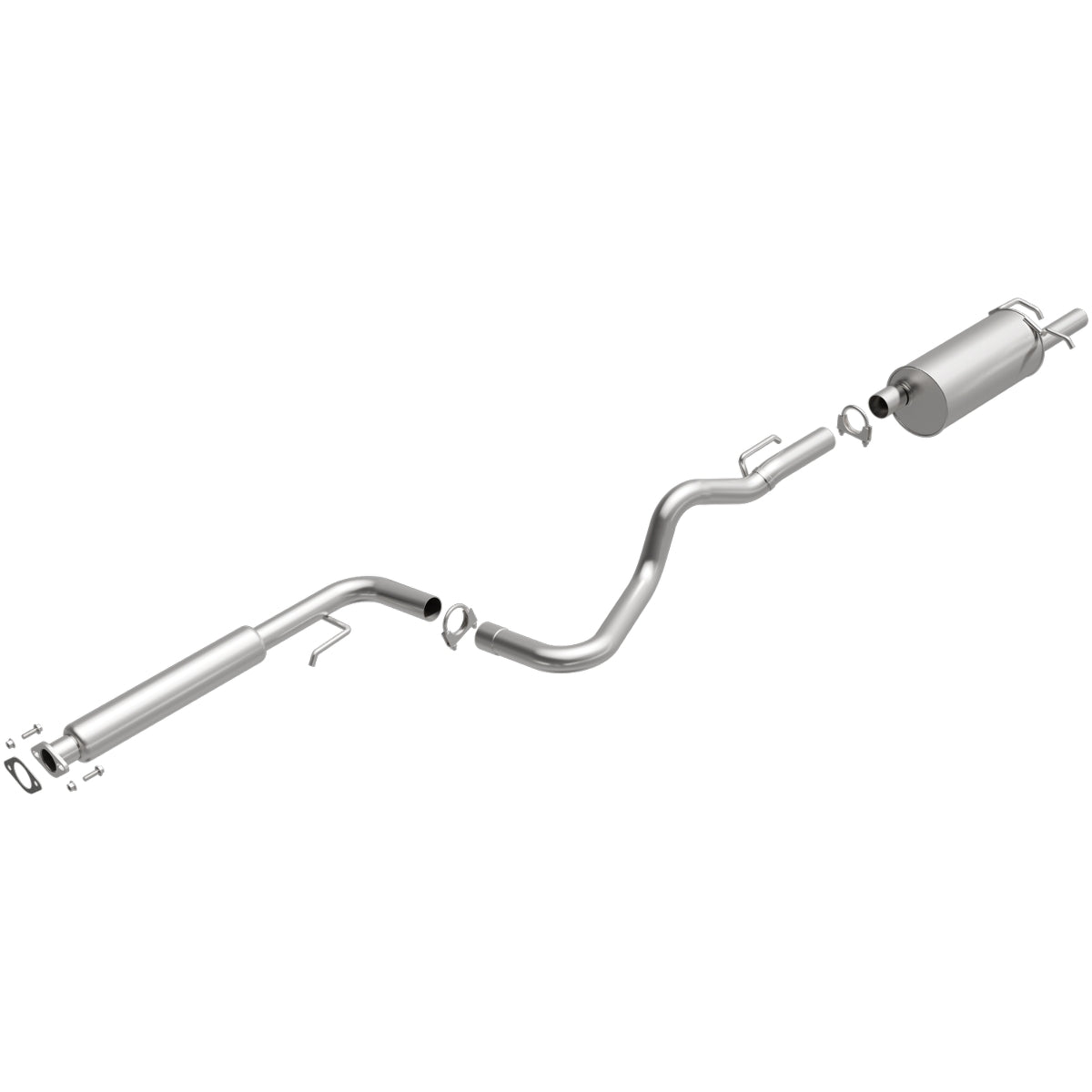 Fits 2006-2011 Chevy HHR 2.4L Direct-Fit Replacement Exhaust System 106-0019 steel