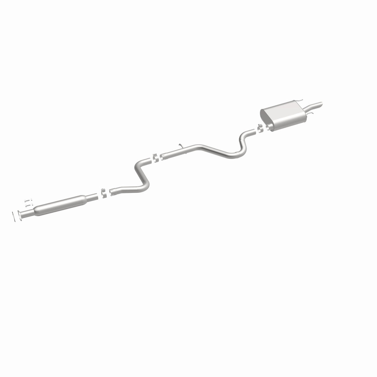 Fits 2006-2011 Chevy Stainless Steel Direct-Fit Replacement Exhaust 116-0015