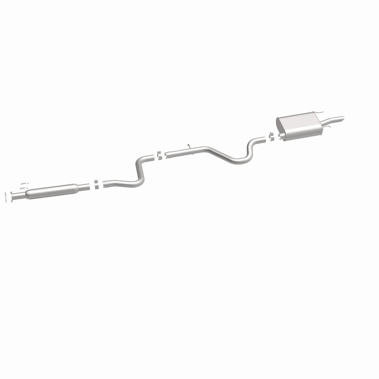 Fits 2006-2011 Chevy Stainless Steel Direct-Fit Replacement Exhaust 116-0015