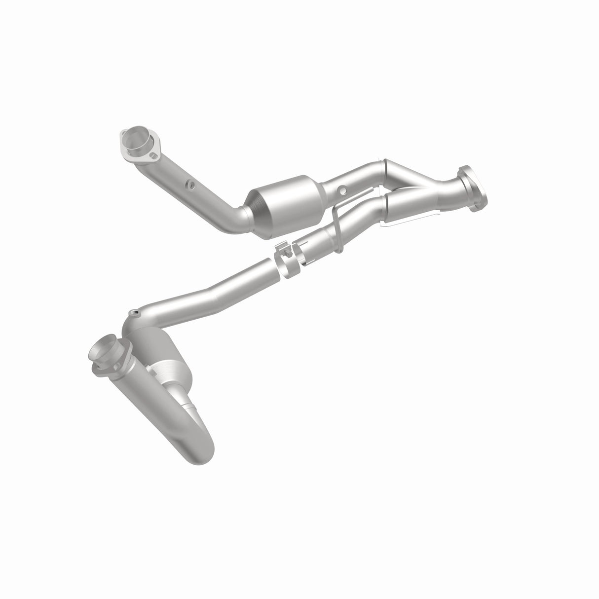 MagnaFlow direct-fit catalytic converter fits Fits 2006 Jeep Commander Compliant stainless steel CARB compliant