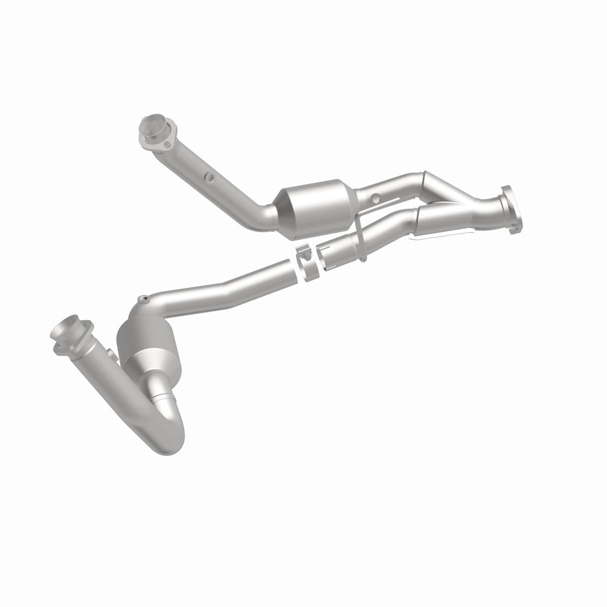 MagnaFlow direct-fit catalytic converter fits Fits 2006 Jeep Commander Compliant stainless steel CARB compliant