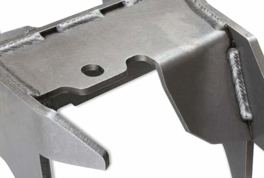 Hooker performance muffler black fits-2006-jeep-wrangler-hooker-blackheart-engine-mount-brackets-bhs515
