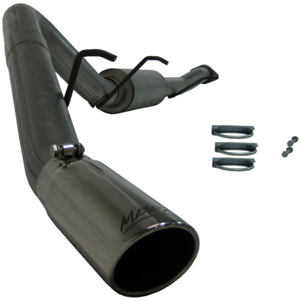 MBRP cat-back exhaust system fits 2007-2008 Chevy single side exit aluminized steel S5042AL 3 inch inlet/outlet