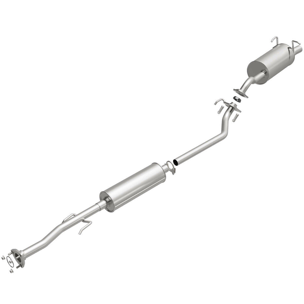 Fits 2007-2009 Honda CR-V 2.4L Direct-Fit Replacement Exhaust System 106-0086 aluminized steel