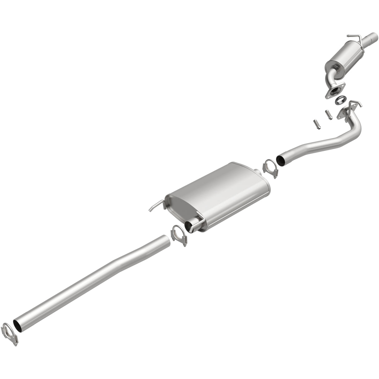 Fits 2007-2009 Lexus RX350 Direct-Fit Replacement Exhaust System 106-0271 aluminized steel