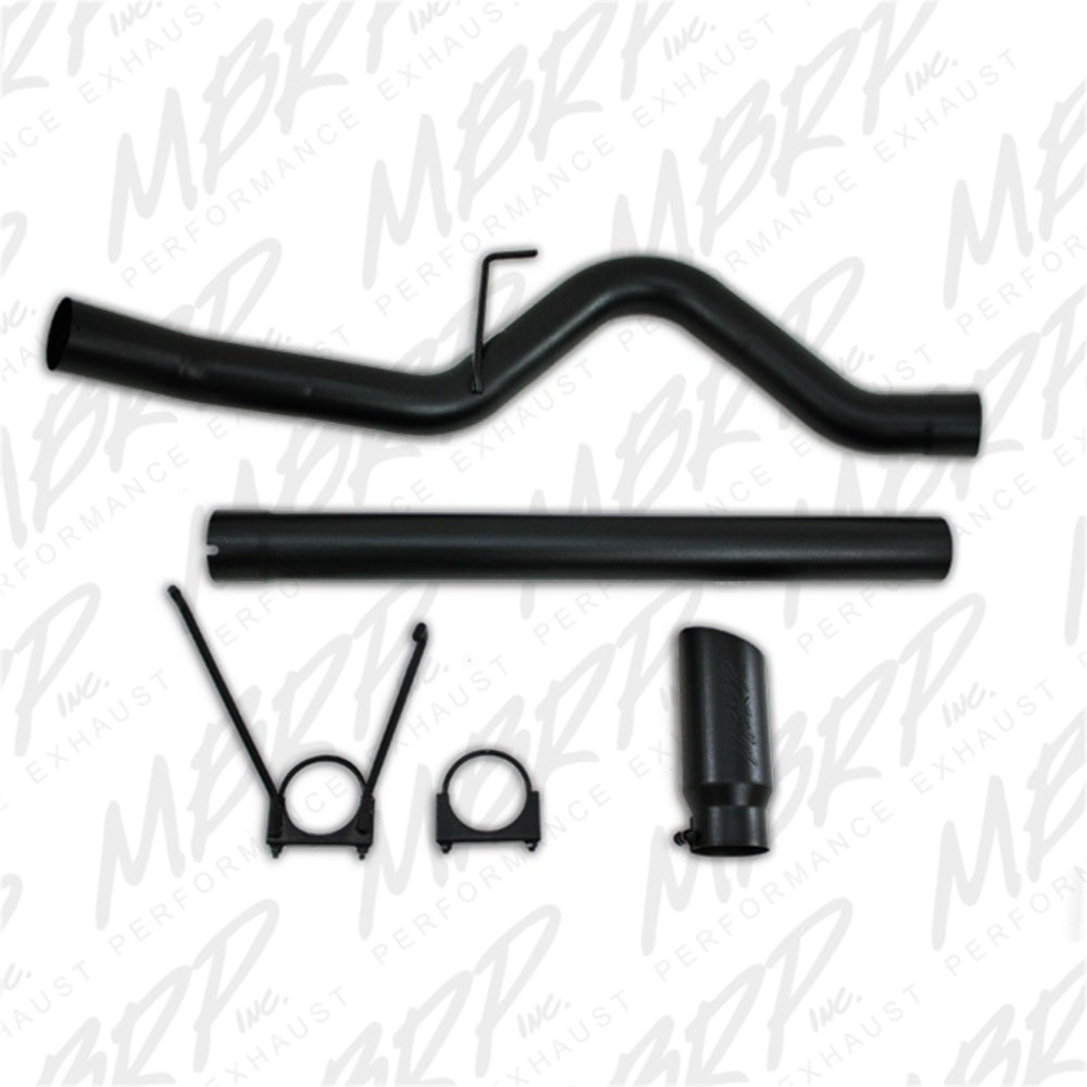 MBRP filter-back exhaust system fits 2007-2010 Dodge Ram 2500 single side exit aluminized steel black coated S6130BLK