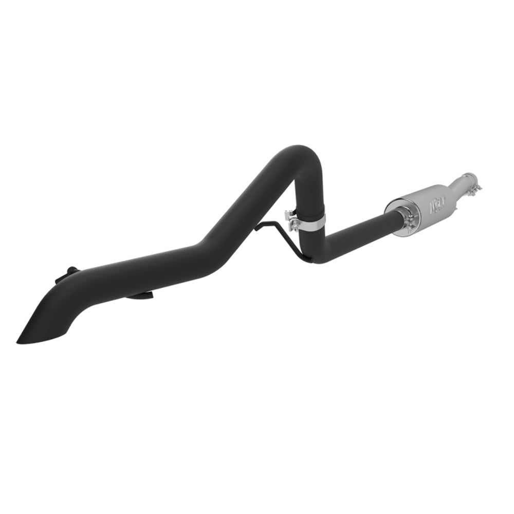 MBRP performance muffler fits 2007-2011 Jeep Wrangler aluminized steel S5514BLK
