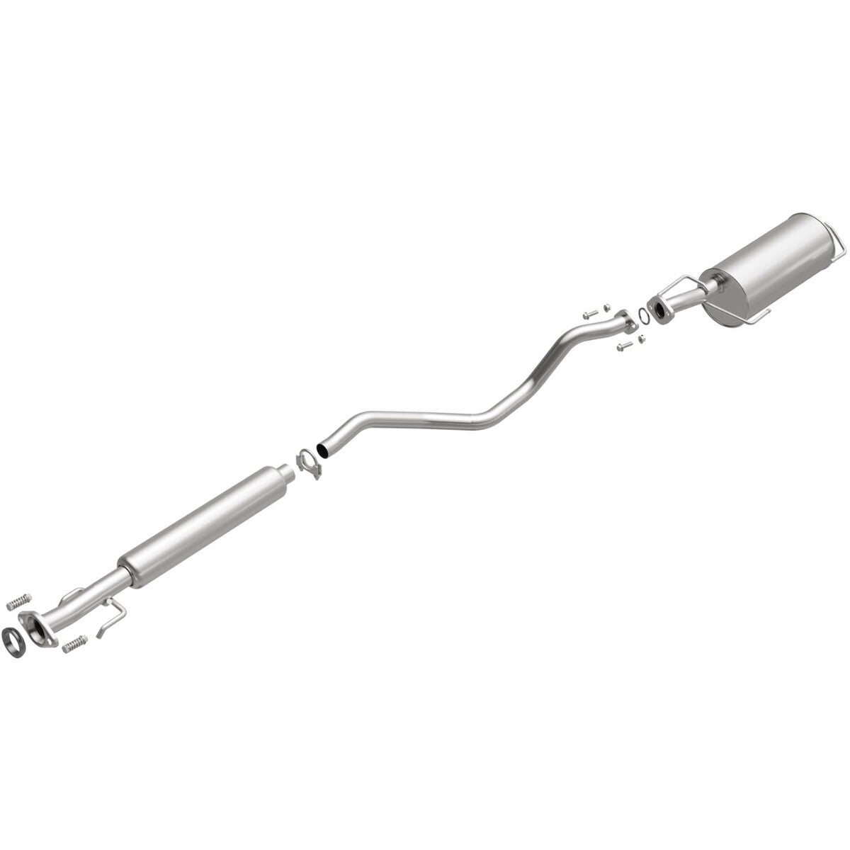 Fits 2007-2012 Nissan Versa Direct-Fit Replacement Exhaust System 106-0057 aluminized steel