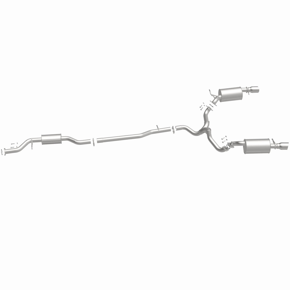 Fits 2007-2015 Mazda CX-9 Direct-Fit Replacement Exhaust System 106-0837 aluminized steel