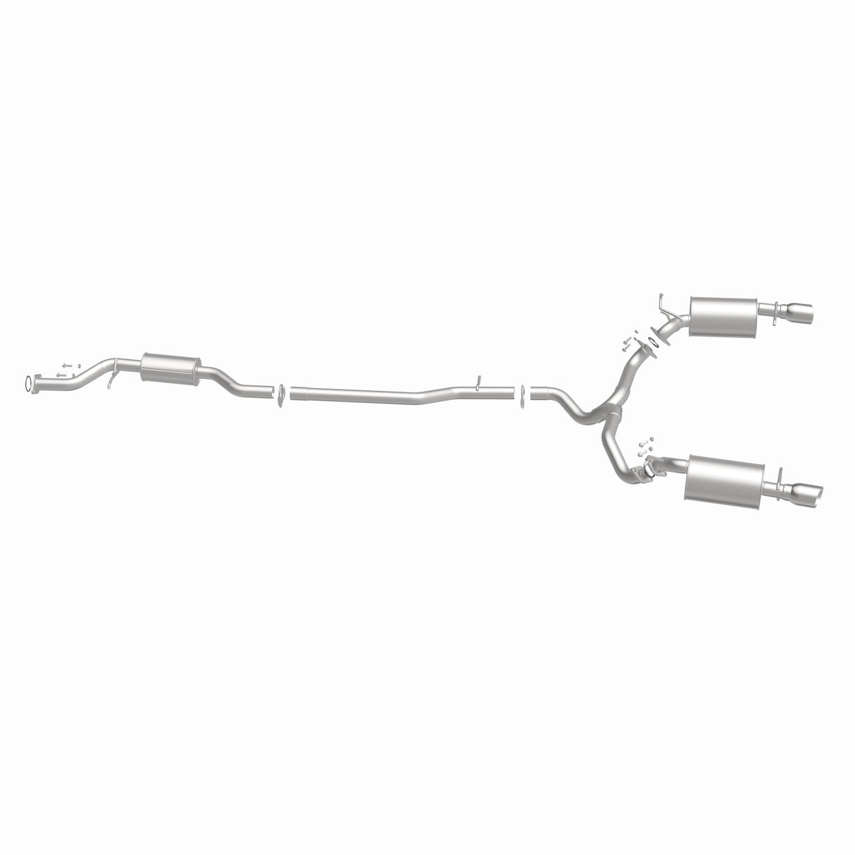 Fits 2007-2015 Mazda CX-9 Direct-Fit Replacement Exhaust System 106-0837 aluminized steel