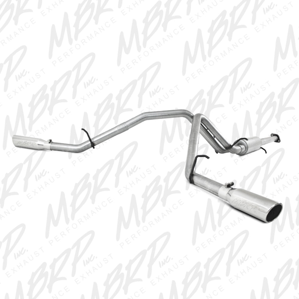 MBRP cat-back exhaust system fits Chevy Silverado 1500 aluminized steel S5038AL