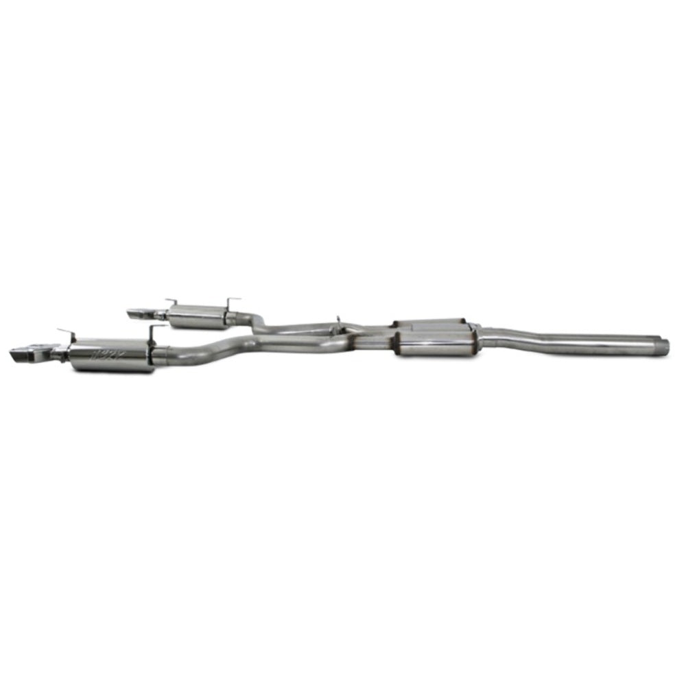 MBRP cat-back exhaust system fits 2008-2010 Dodge Challenger dual split rear exit Armor Pro Series T304 stainless steel S7110304 3 inch inlet/outlet