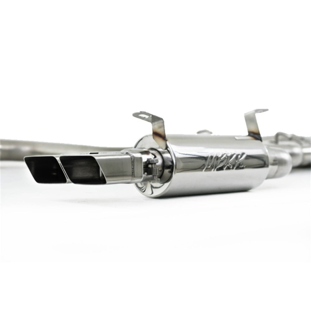MBRP cat-back exhaust system fits 2008-2010 Dodge Challenger dual split rear exit Armor Pro Series T304 stainless steel S7110304 3 inch inlet/outlet