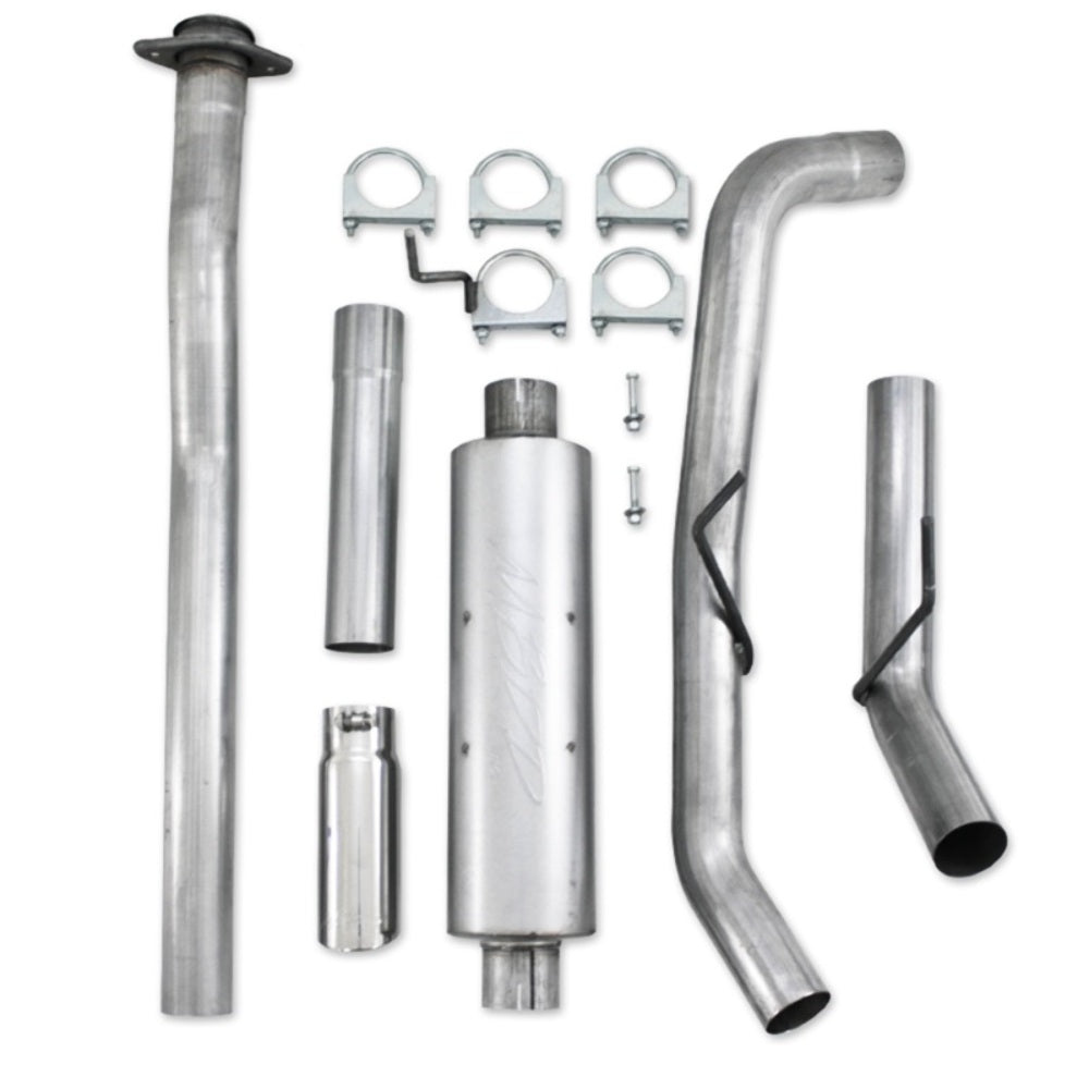 MBRP cat-back exhaust system fits 2009-2010 Ford F-150 single side exit aluminized steel S5210AL 3 inch inlet/outlet