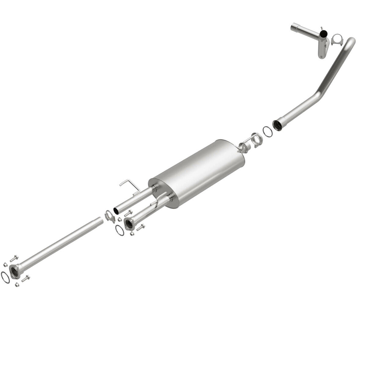Fits 2009-2017 Toyota Tundra Direct-Fit Replacement Exhaust System 106-0237 aluminized steel