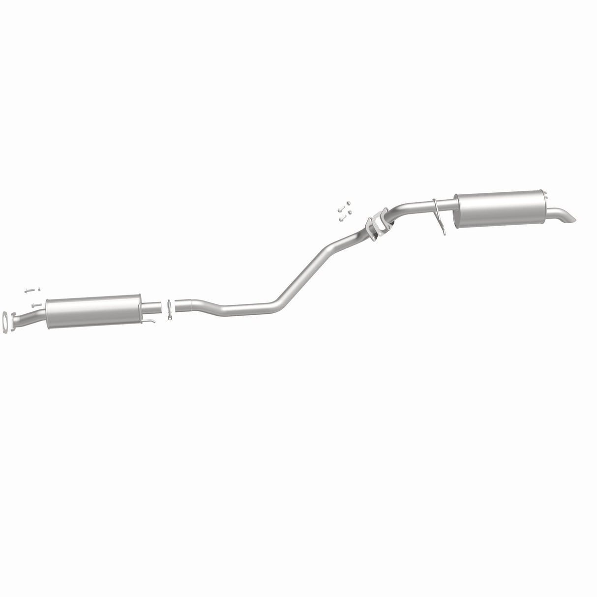 Fits 2010-2011 Kia Soul 2.0L Direct-Fit Replacement Exhaust System 106-0869 aluminized steel