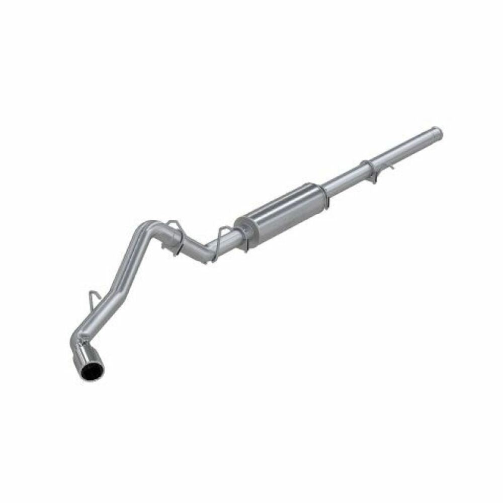 MBRP cat-back exhaust system fits 2010-2013 Chevy Silverado 1500 single side exit aluminized steel S5054AL 3 inch inlet/outlet