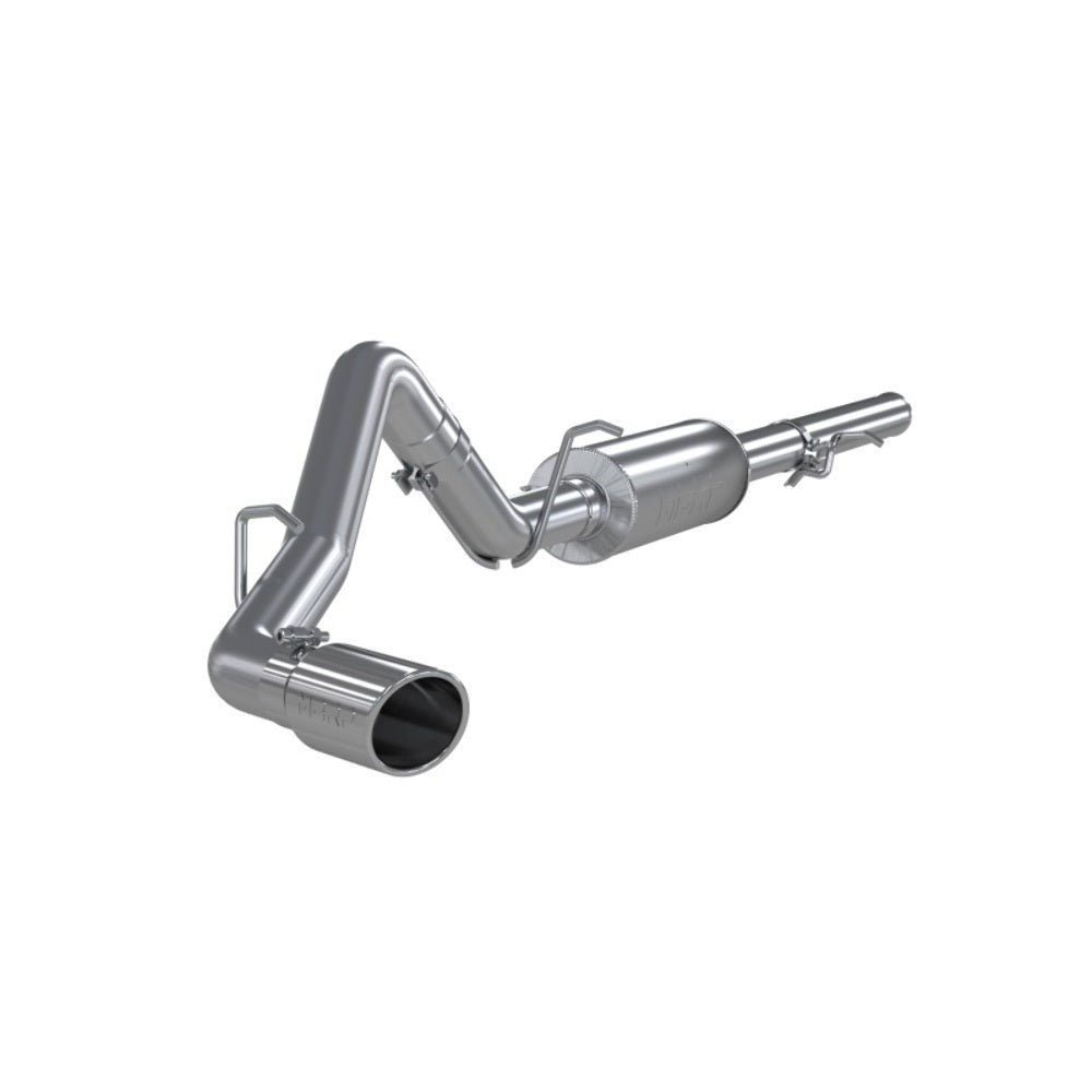 MBRP cat-back exhaust system fits 2010-2013 Chevy Silverado 1500 single side exit aluminized steel S5054AL 3 inch inlet/outlet