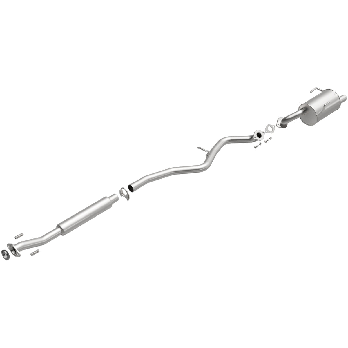Fits 2010-2017 Subaru Legacy 2.5L Direct-Fit Replacement Exhaust System 106-0252 aluminized steel