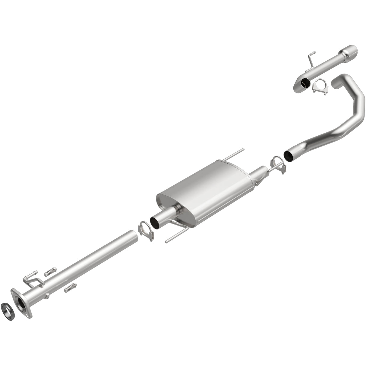 Fits 2010-2023 Toyota 4Runner 4.0L Direct-Fit Replacement Exhaust 106-0756 aluminized steel