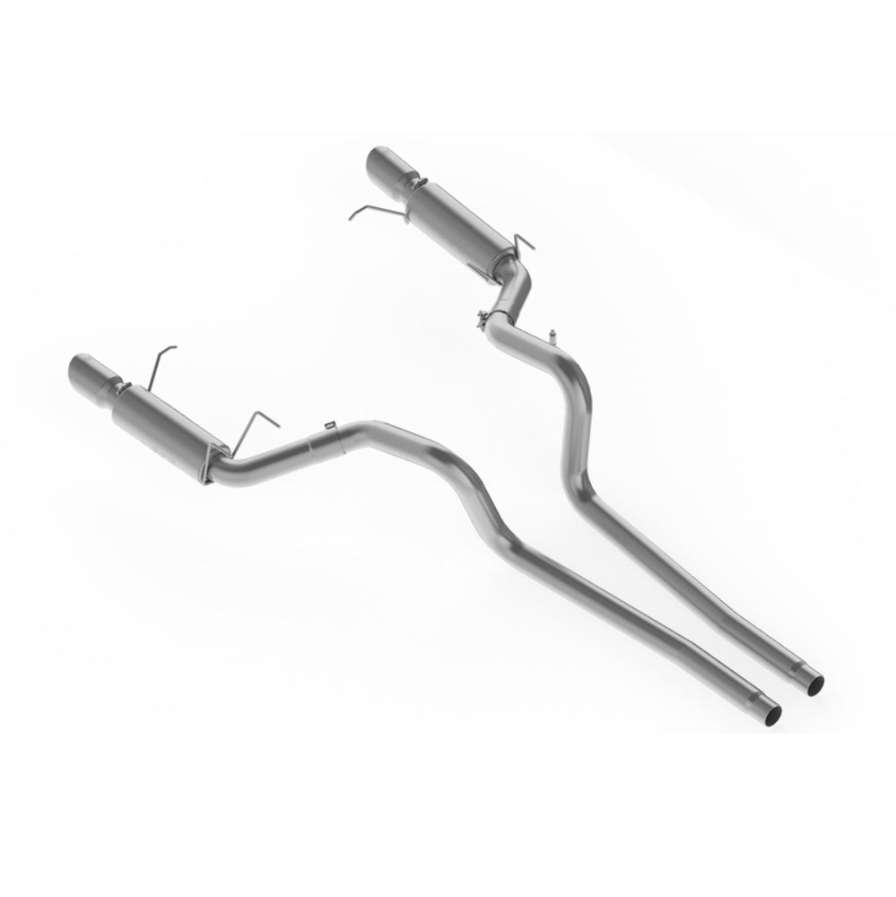 MBRP cat-back exhaust system fits 2011-2012 Ford Mustang dual split rear exit aluminized steel S7264AL