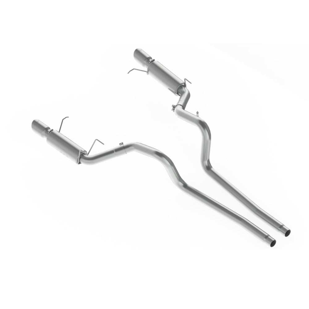 MBRP cat-back exhaust system fits 2011-2014 Ford Mustang dual split rear exit Armor Plus Series T409 stainless steel S7264409