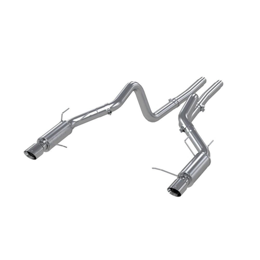 MBRP cat-back exhaust system fits 2011-2014 Ford Mustang dual split rear exit Armor Plus Series T409 stainless steel S7264409